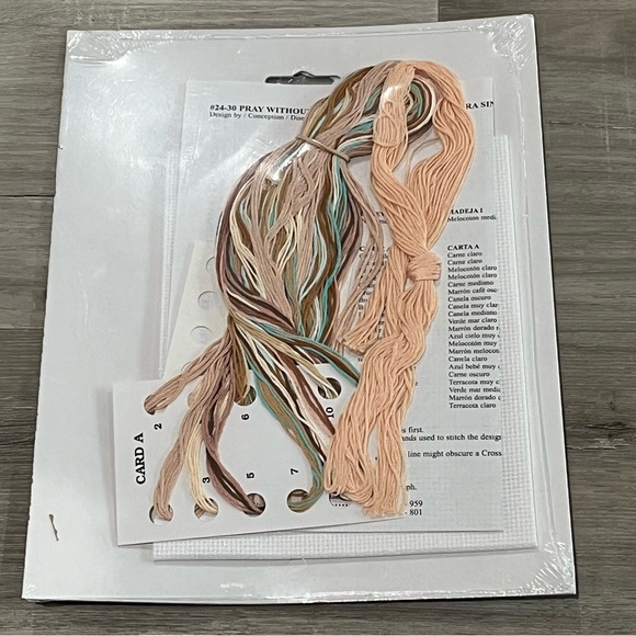 NWT Janlynn Pray Without Ceasing Counted Cross Stitch Kit - Picture 13 of 13